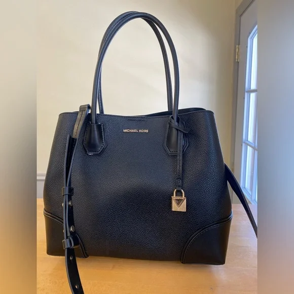 Michael Kors Mercer Gallery Medium Leather Satchel
